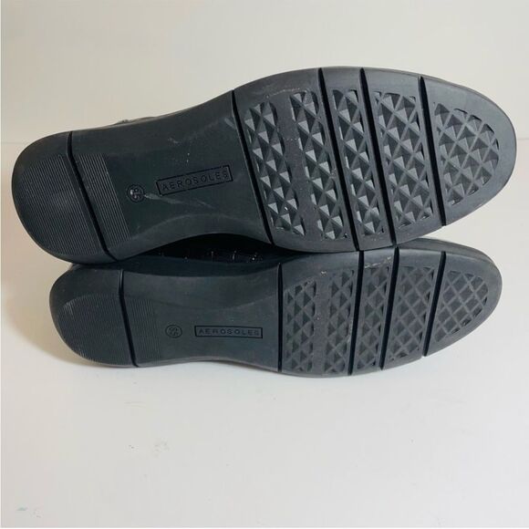 AEROSOLES Y2K Black Frankie Hi Top Combat Moto Style Sneaker Boot Size 8.5 - Picture 7 of 7